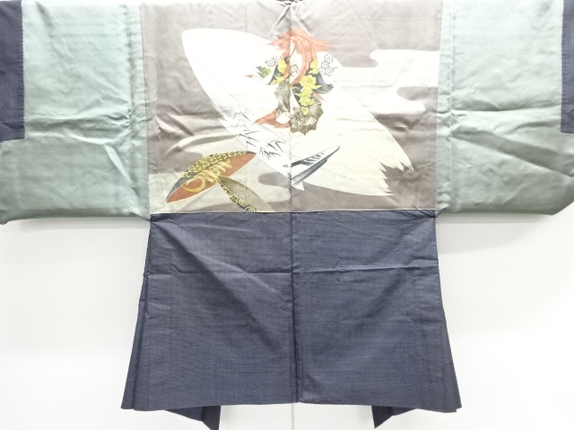 Japanese Kimono / Zugawari Silk
